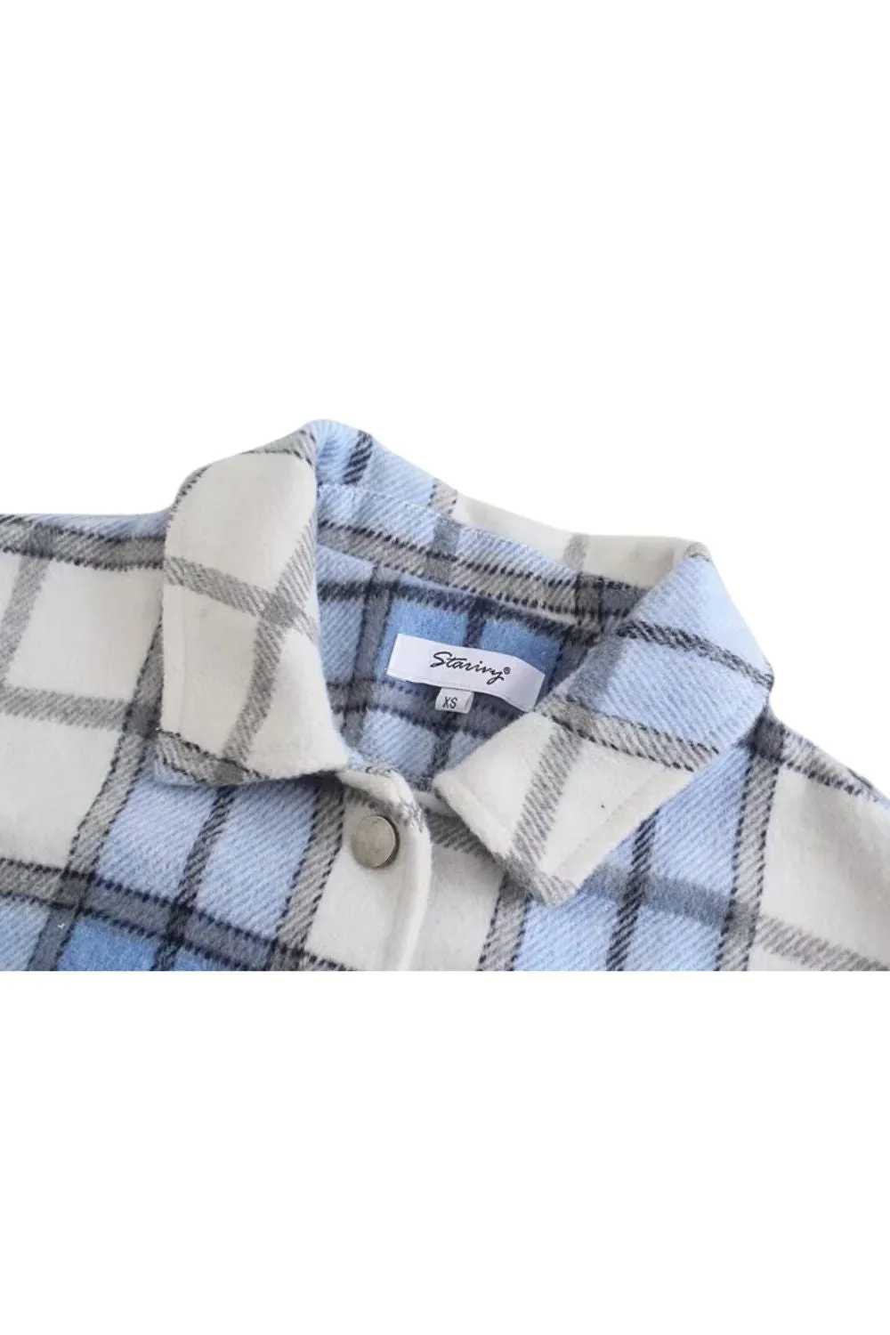 ' Caitlin' Casual Plaid Top