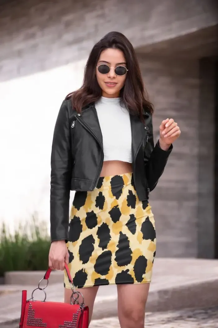 Abstract Pattren (40) Pencil Skirt