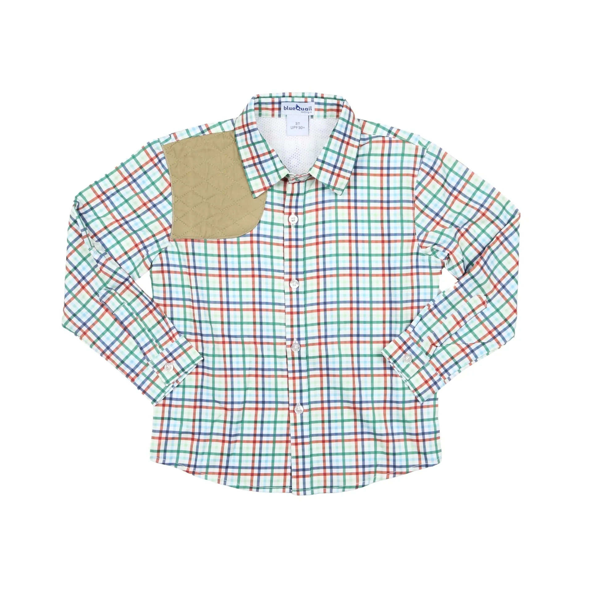 Boys' Plaid Long Sleeve Shirt