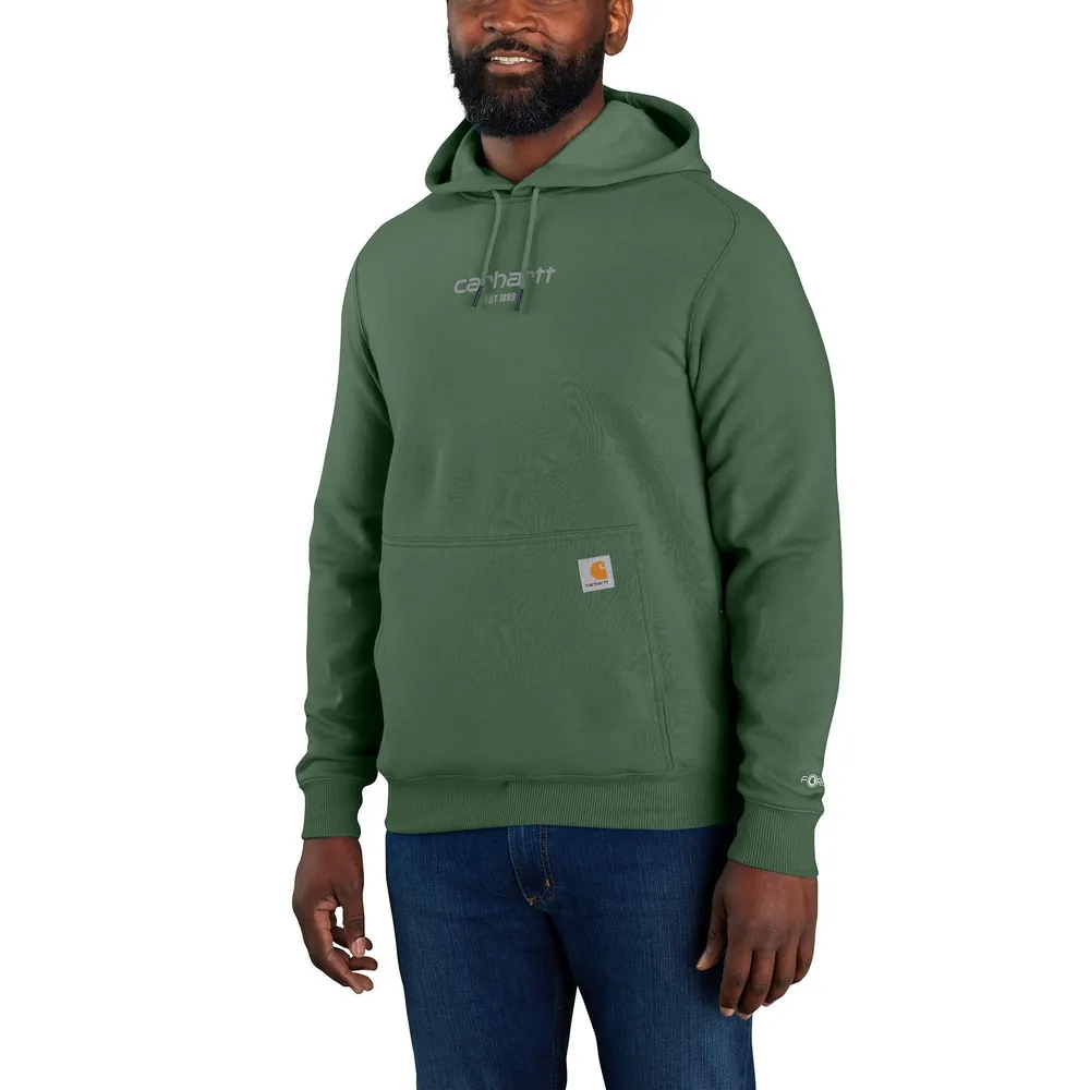 Force Relaxed Fit Lightweight Logo Graphic Sweatshirt - GH6-Frosted Balsam | Carhartt 106655