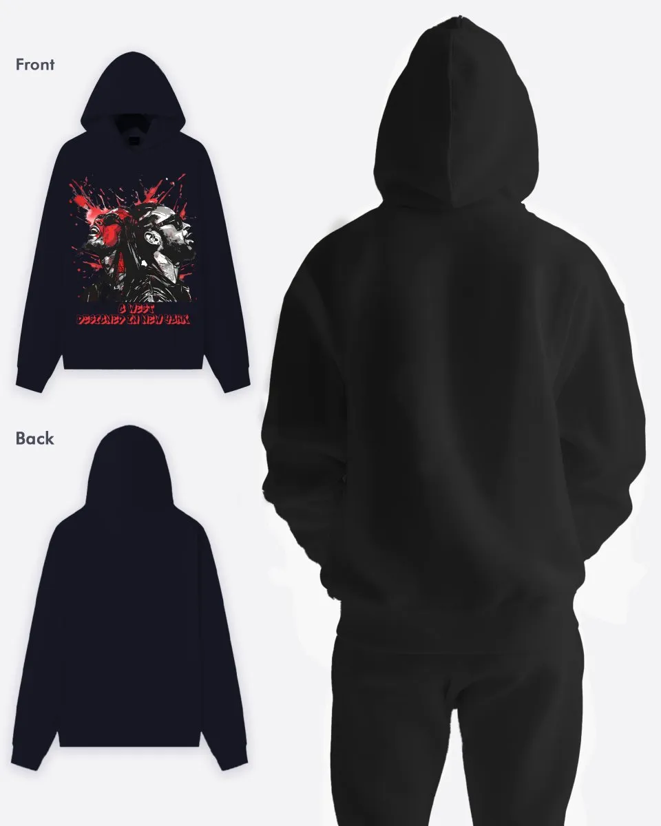 G WEST MUSIC CLUB OVERSIZE HOODIE