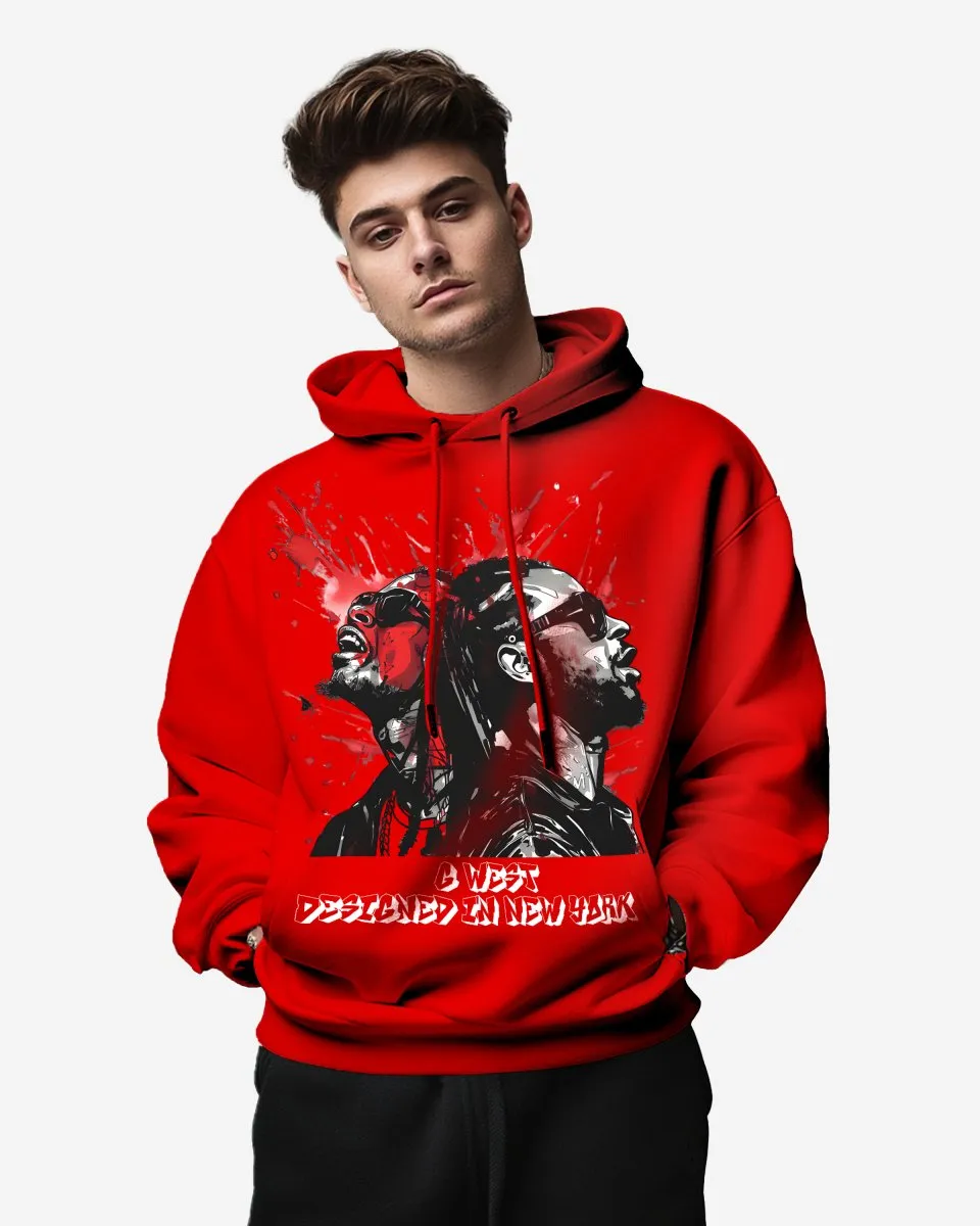 G WEST MUSIC CLUB OVERSIZE HOODIE
