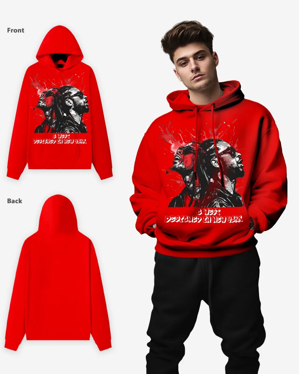 G WEST MUSIC CLUB OVERSIZE HOODIE