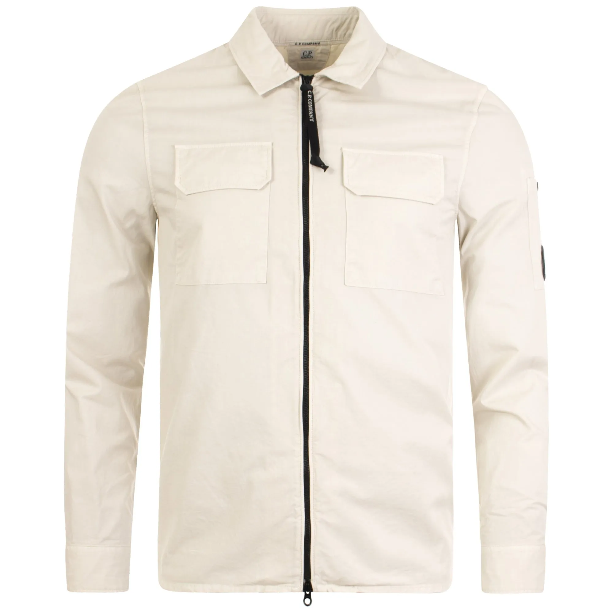 Gabardine Zipped Lens Overshirt