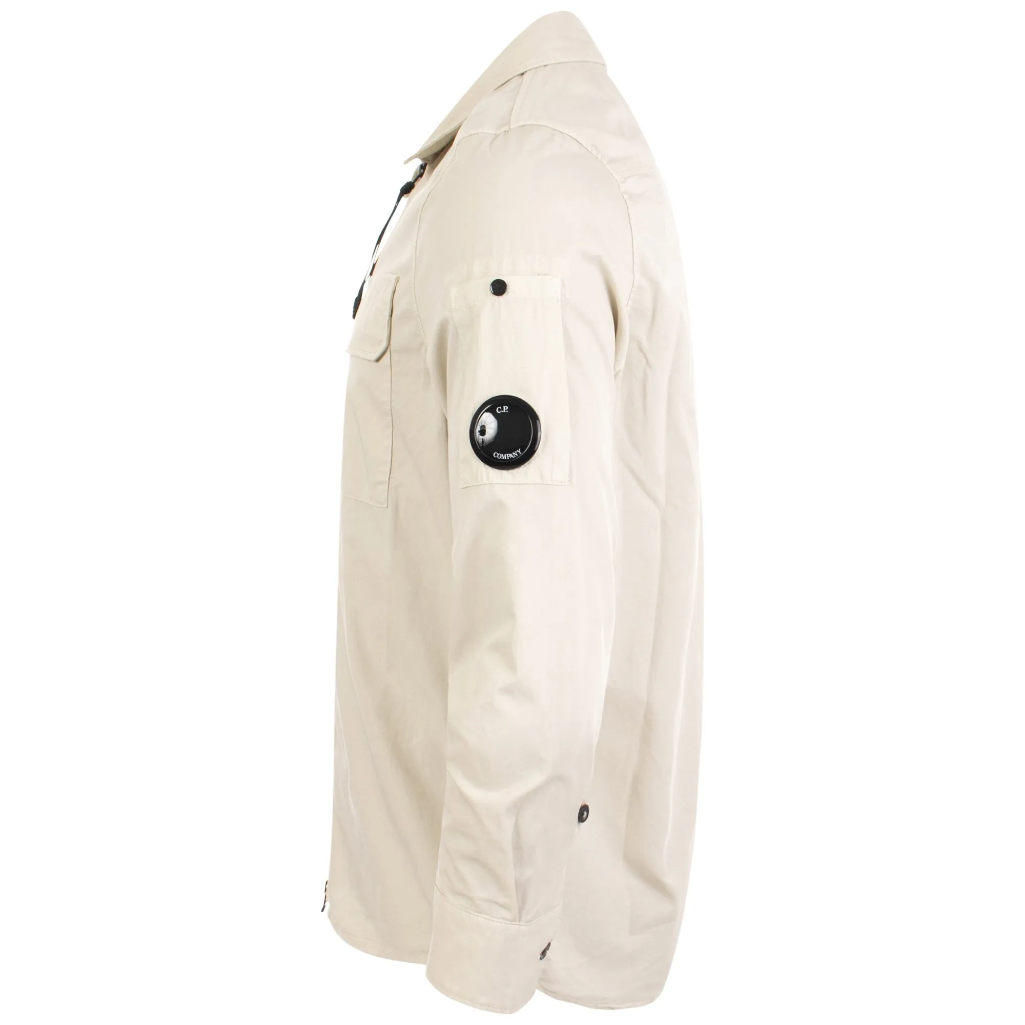 Gabardine Zipped Lens Overshirt