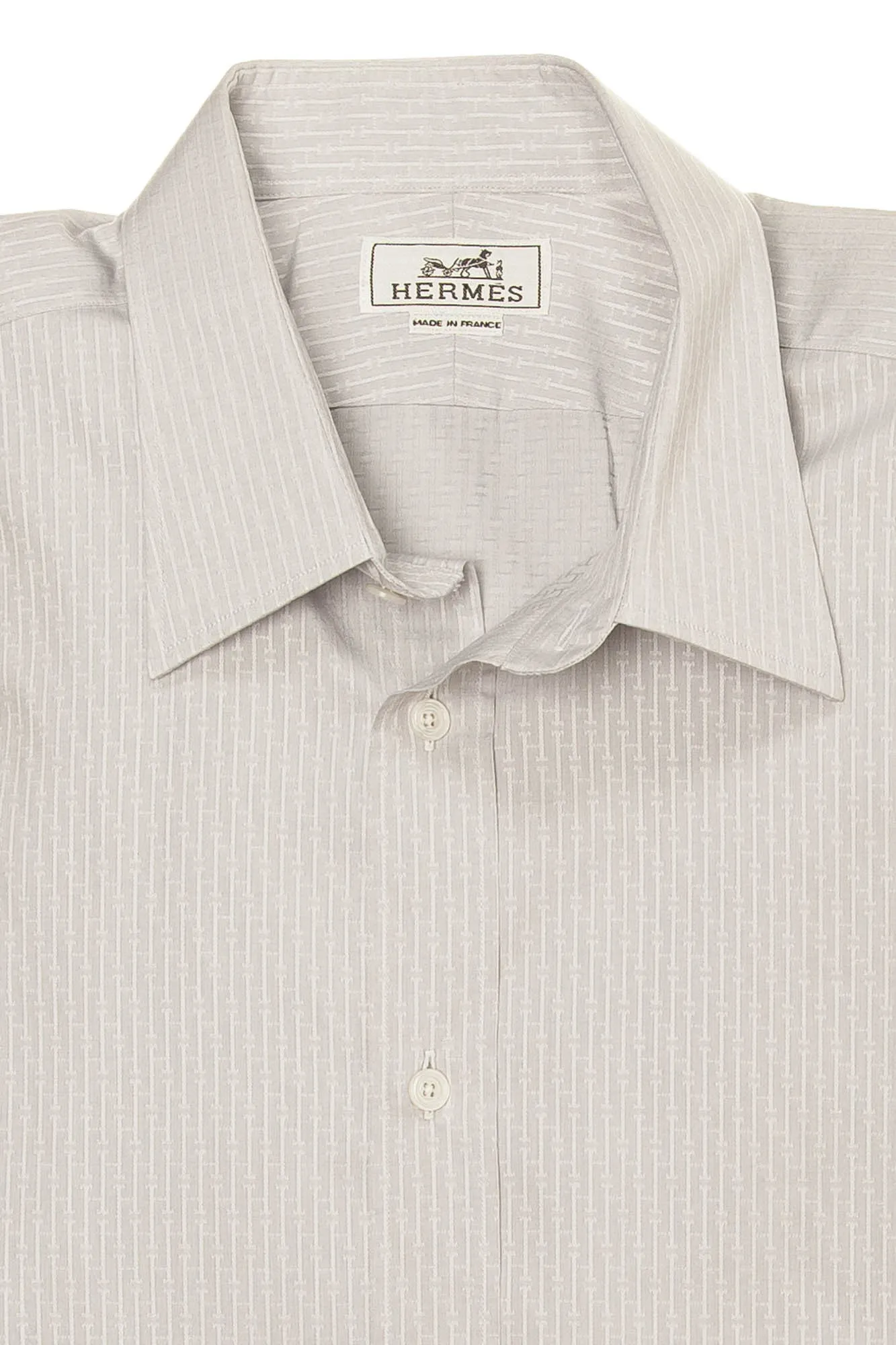 Hermes - Grey Button Up Dress Shirt - IT 43