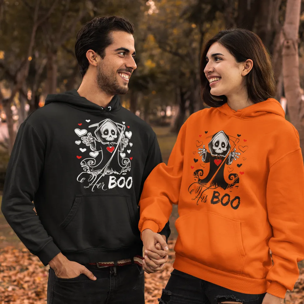 His Boo, Her Boo Matching Halloween Shirts