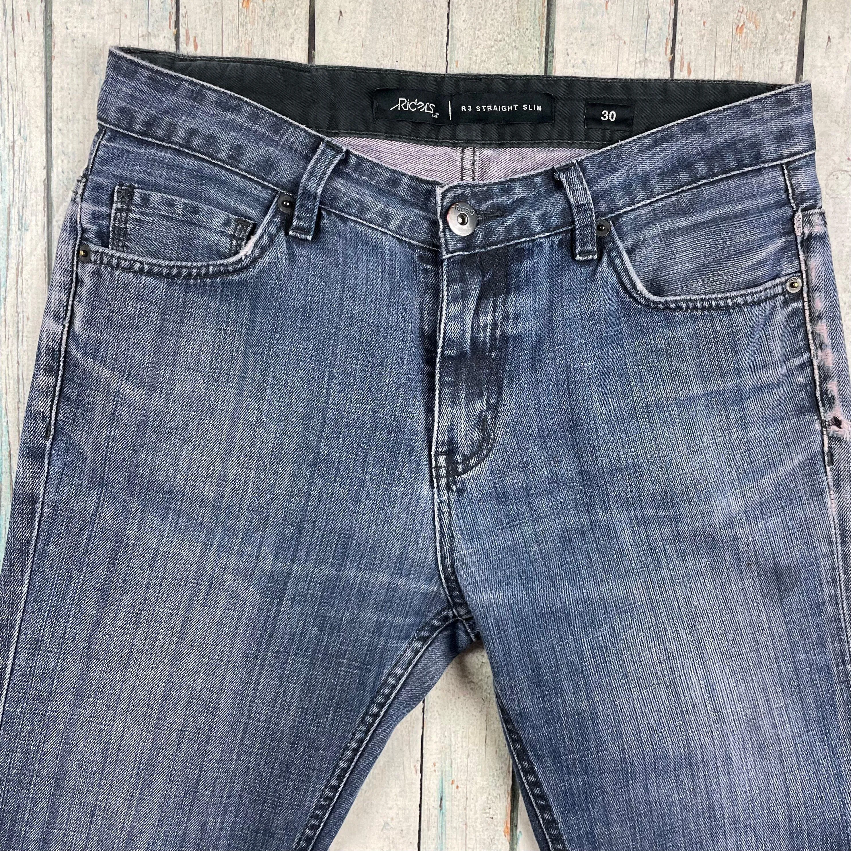 Lee Riders  'R3- Straight Slim' Men's Jeans - Size 30
