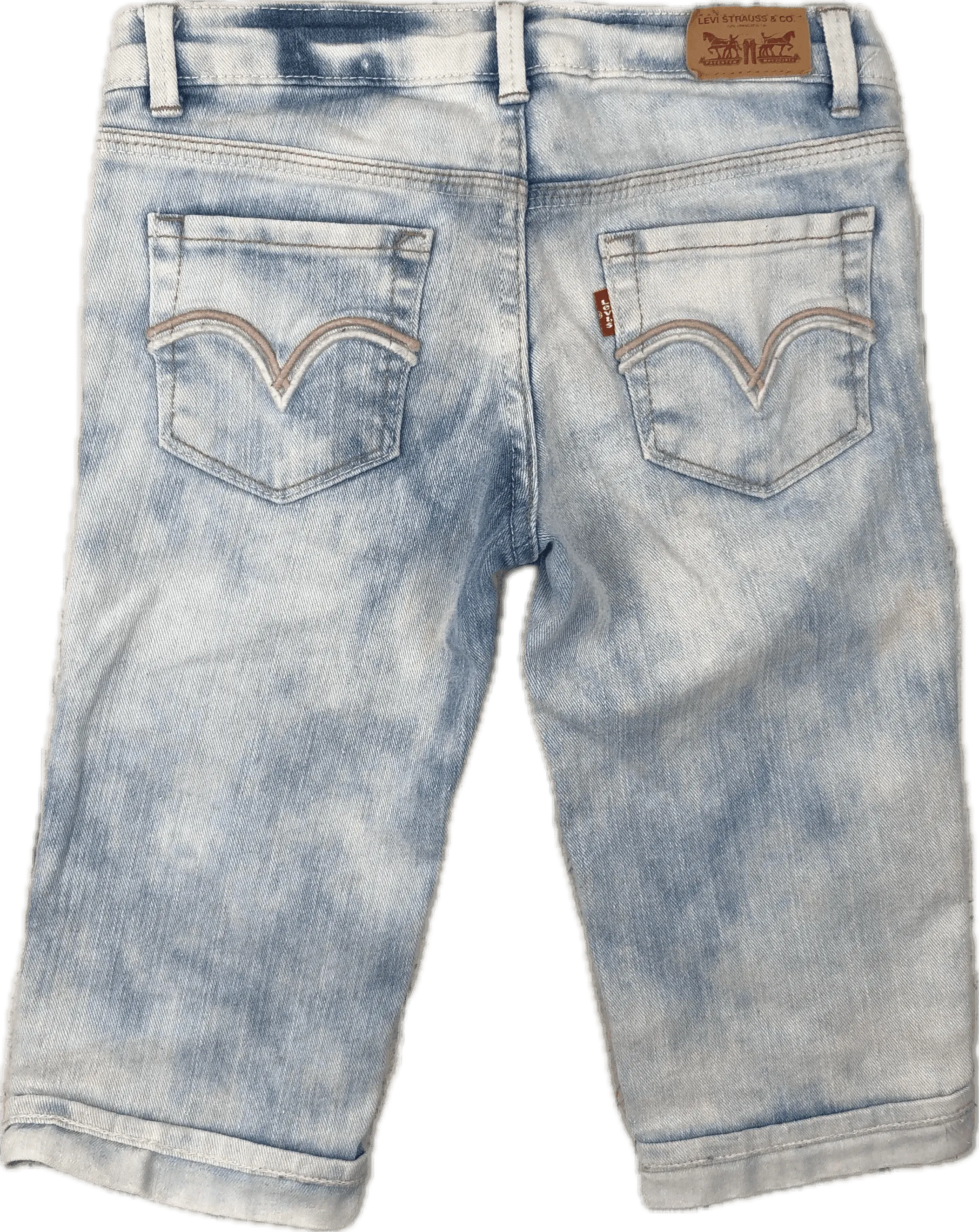 Levis 'Skimmer' Girls Crop Jeans - Size 8Y