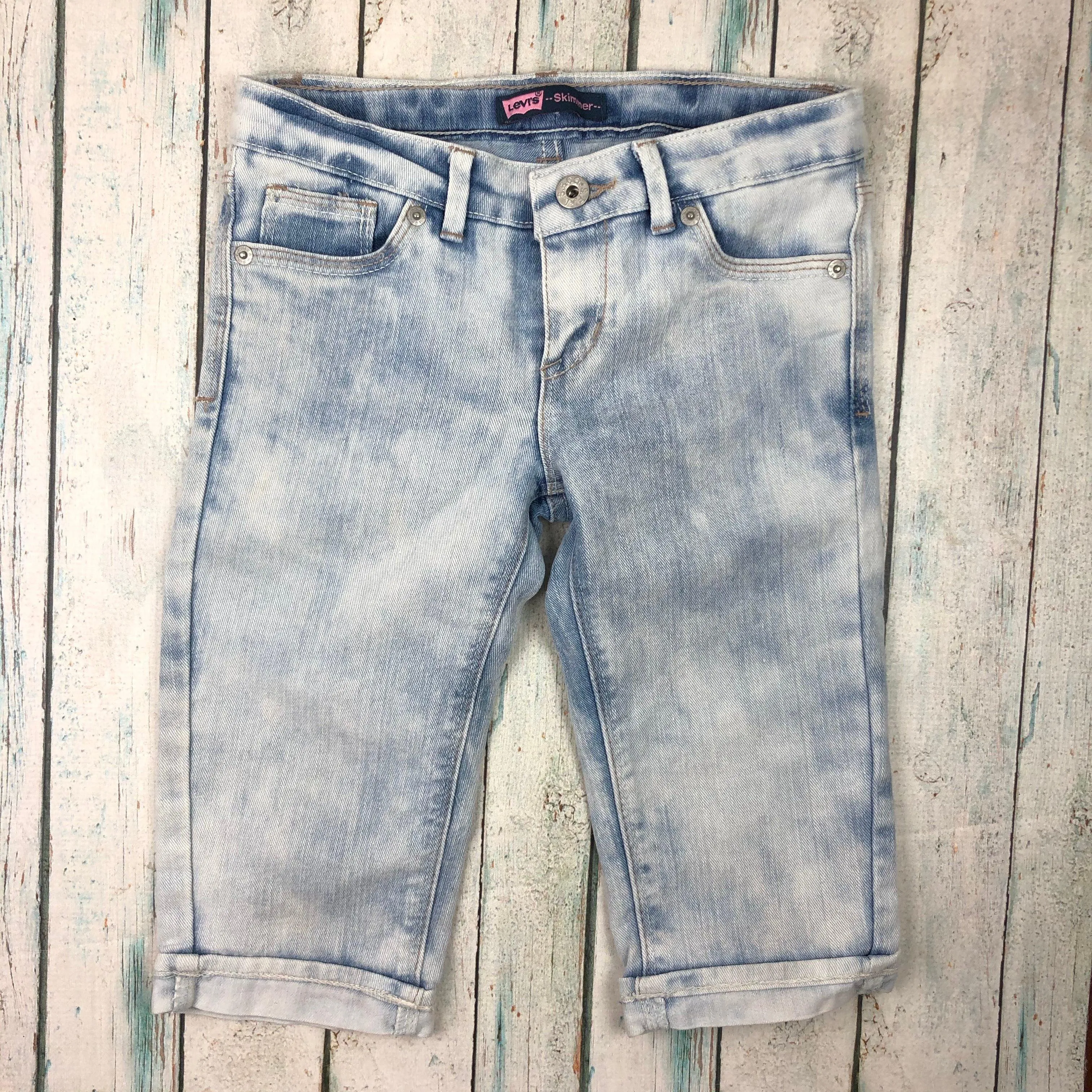 Levis 'Skimmer' Girls Crop Jeans - Size 8Y