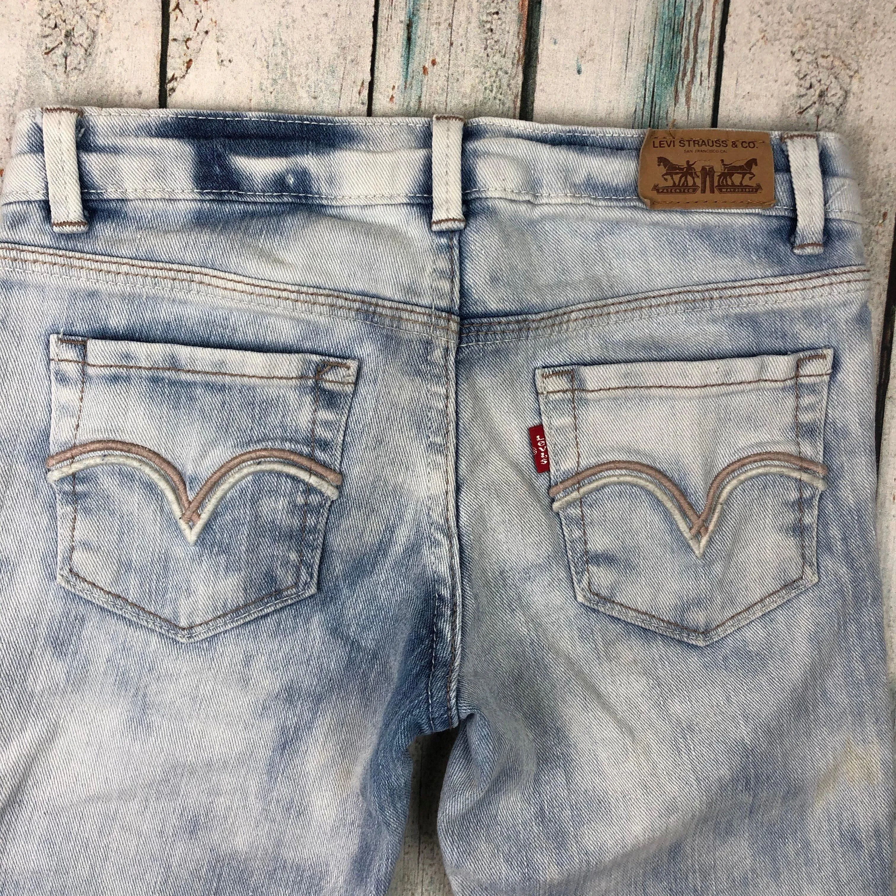Levis 'Skimmer' Girls Crop Jeans - Size 8Y