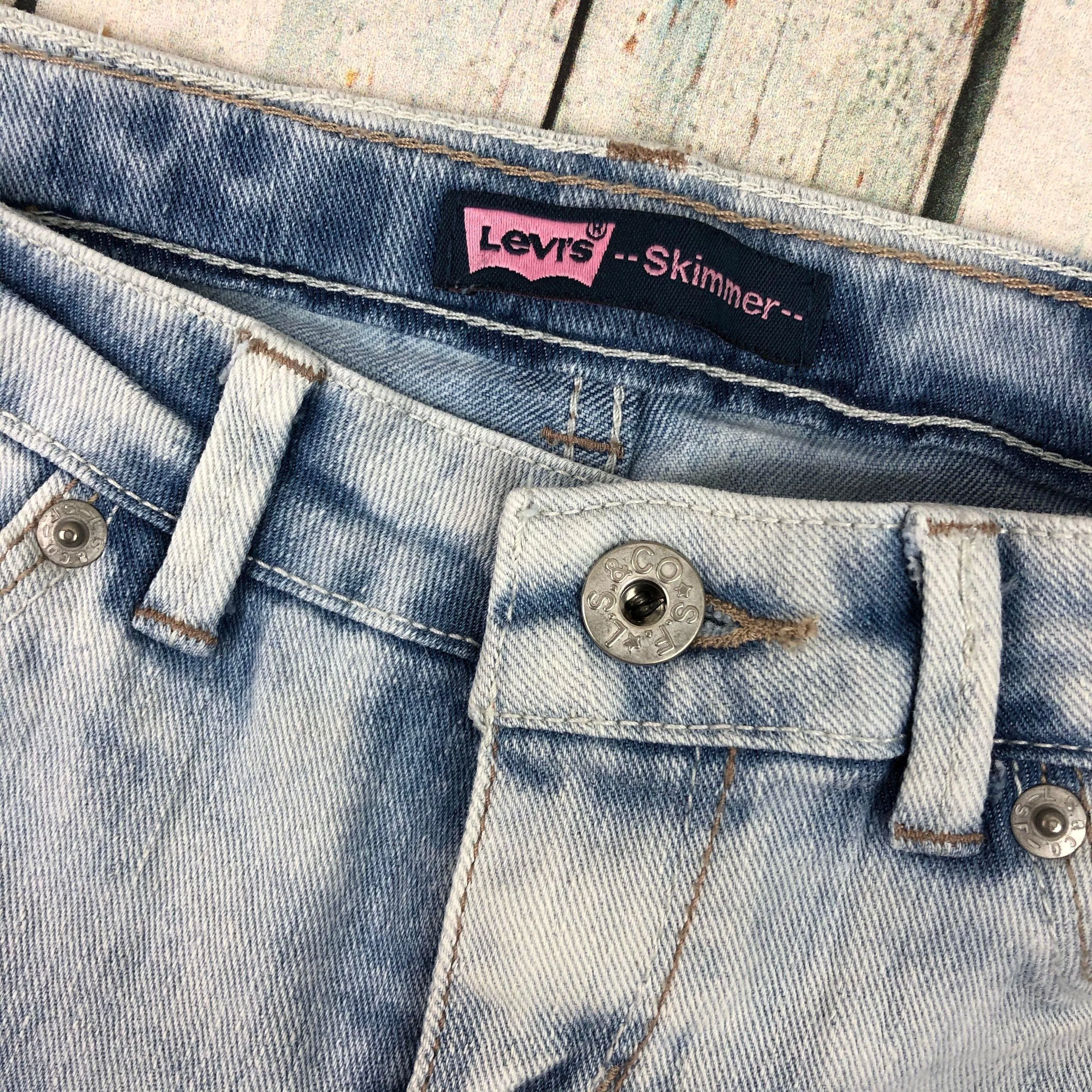 Levis 'Skimmer' Girls Crop Jeans - Size 8Y