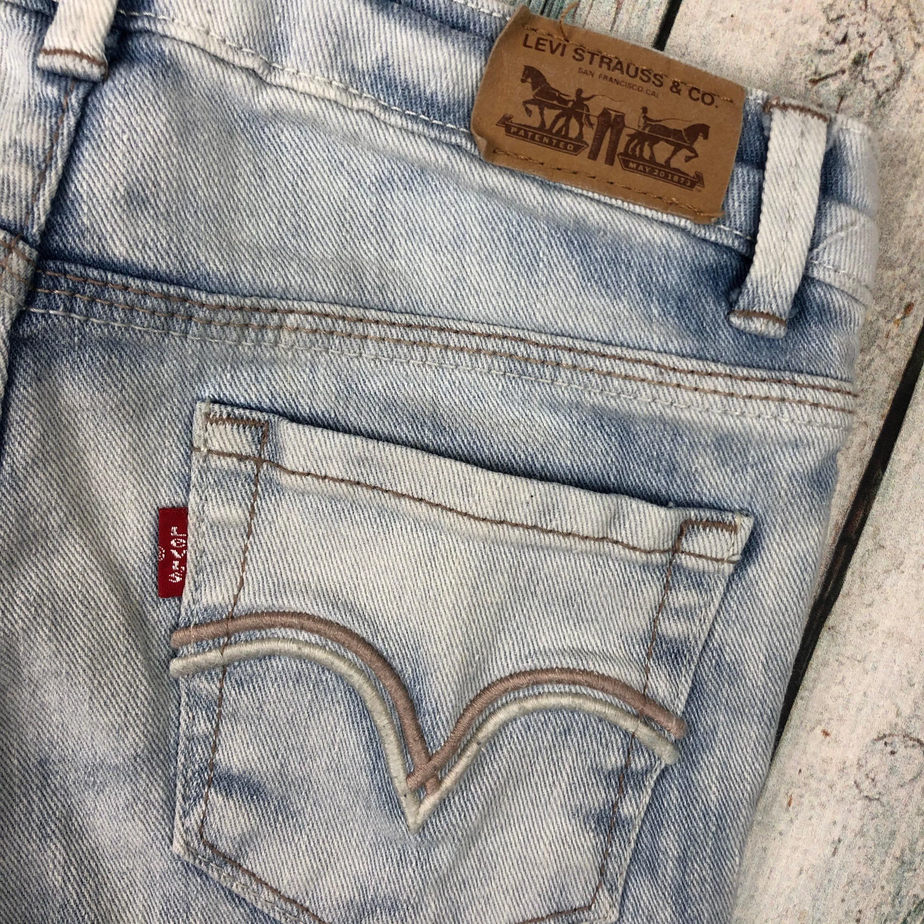 Levis 'Skimmer' Girls Crop Jeans - Size 8Y