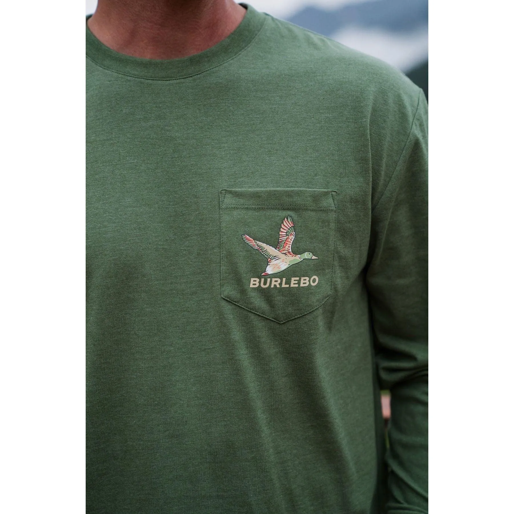 Men's Burlebo Outdoor Circle T-Shirt BOC-LS-HO