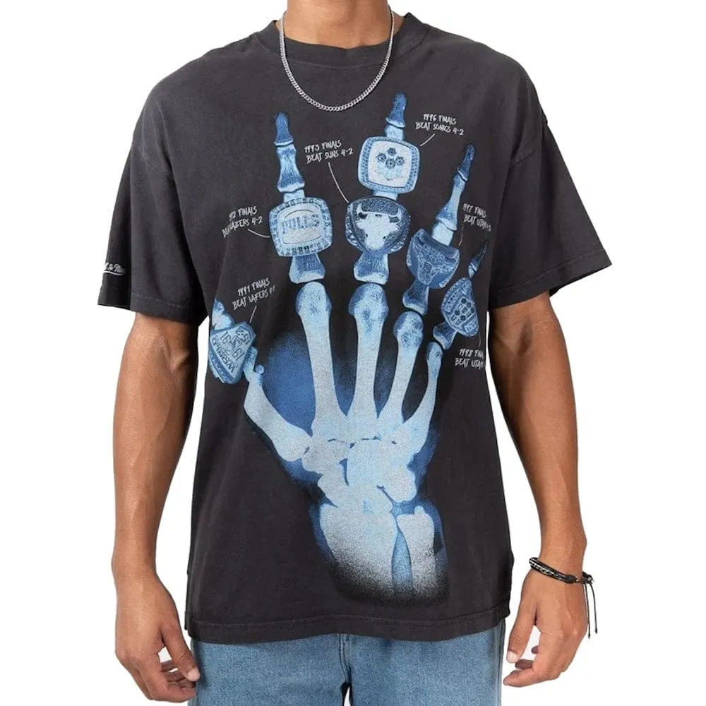Mitchell & Ness X Ray Tee Chicago Bulls - Faded Black
