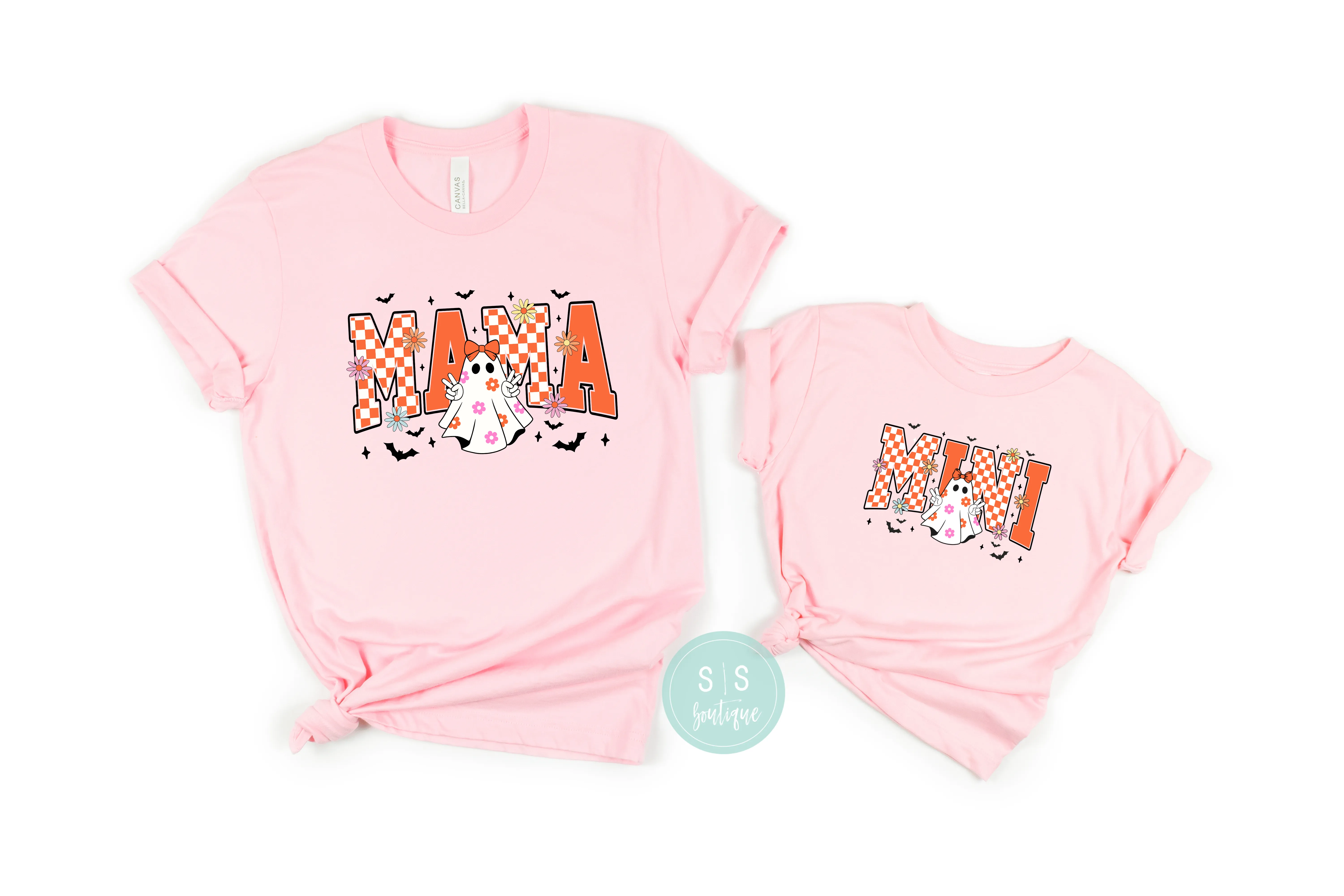 Orange Mama   Mini Ghost Tee {Pre-Order}