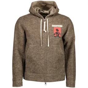 Program_3 Felt Hooded Zipped Overshirt