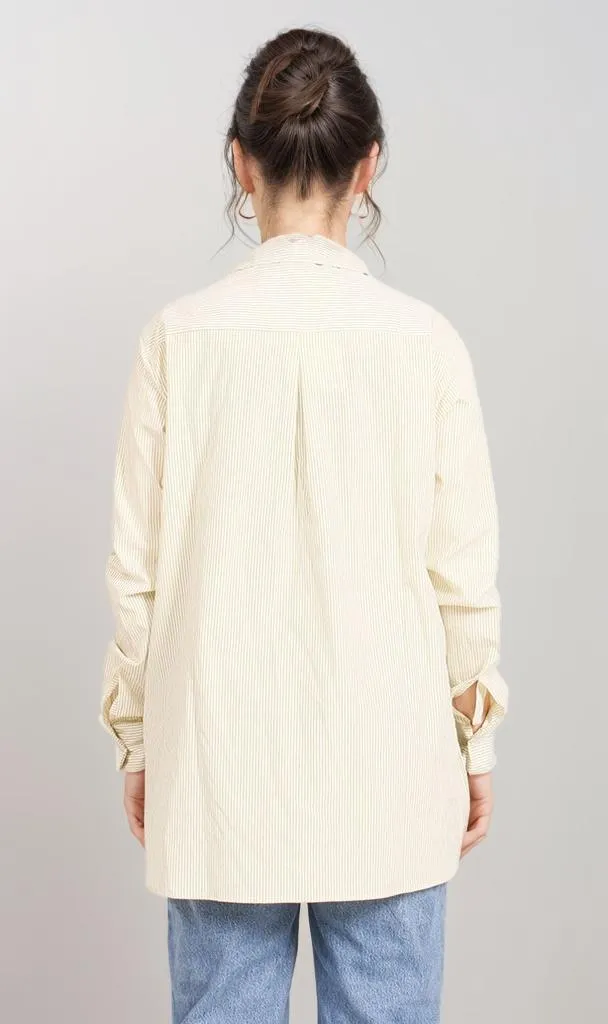 R206073-R206073 - Pintuck Detail Blouse - Cream