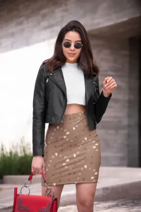 Simple Geometric Pattern 3 co Poster Pencil Skirt