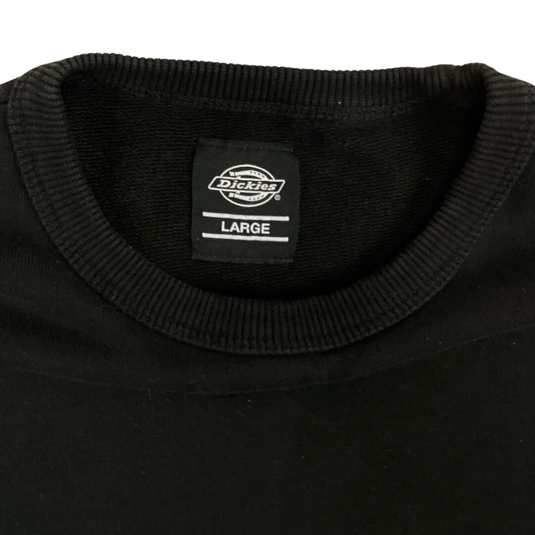 Vintage 00s Black Skull Key Dickies Skateboards Spell-out Crew Neck Jumper L