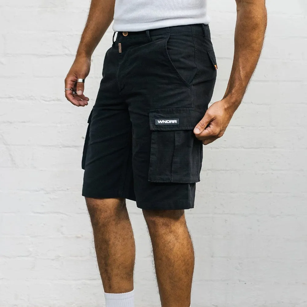 WNDRR Hijack Cargo Short - Black