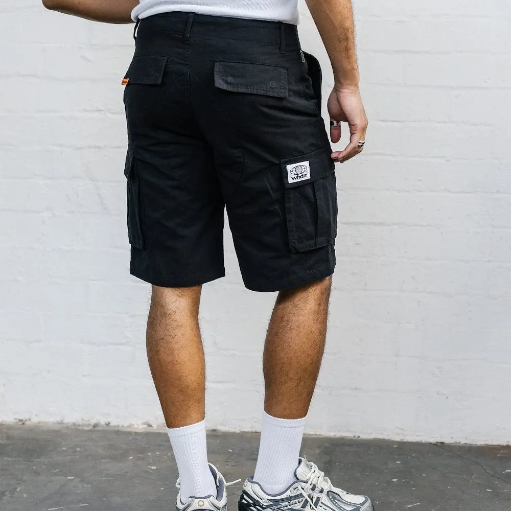 WNDRR Hijack Cargo Short - Black
