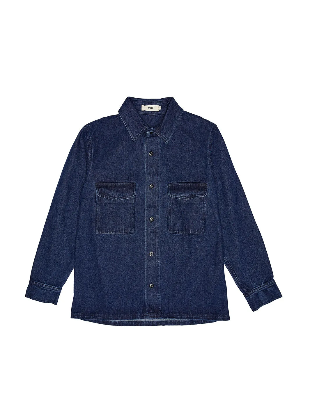 Women's Organic Cotton Denim Overshirt